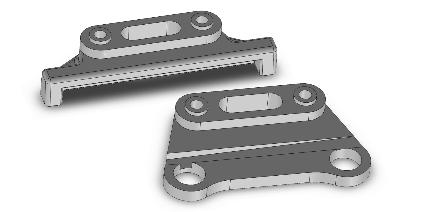 M07 compatible shorty battery mount set